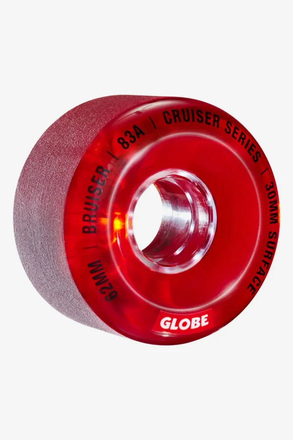 Bruiser Cruiser - Clear Red - Skateboard Wheel 62mm